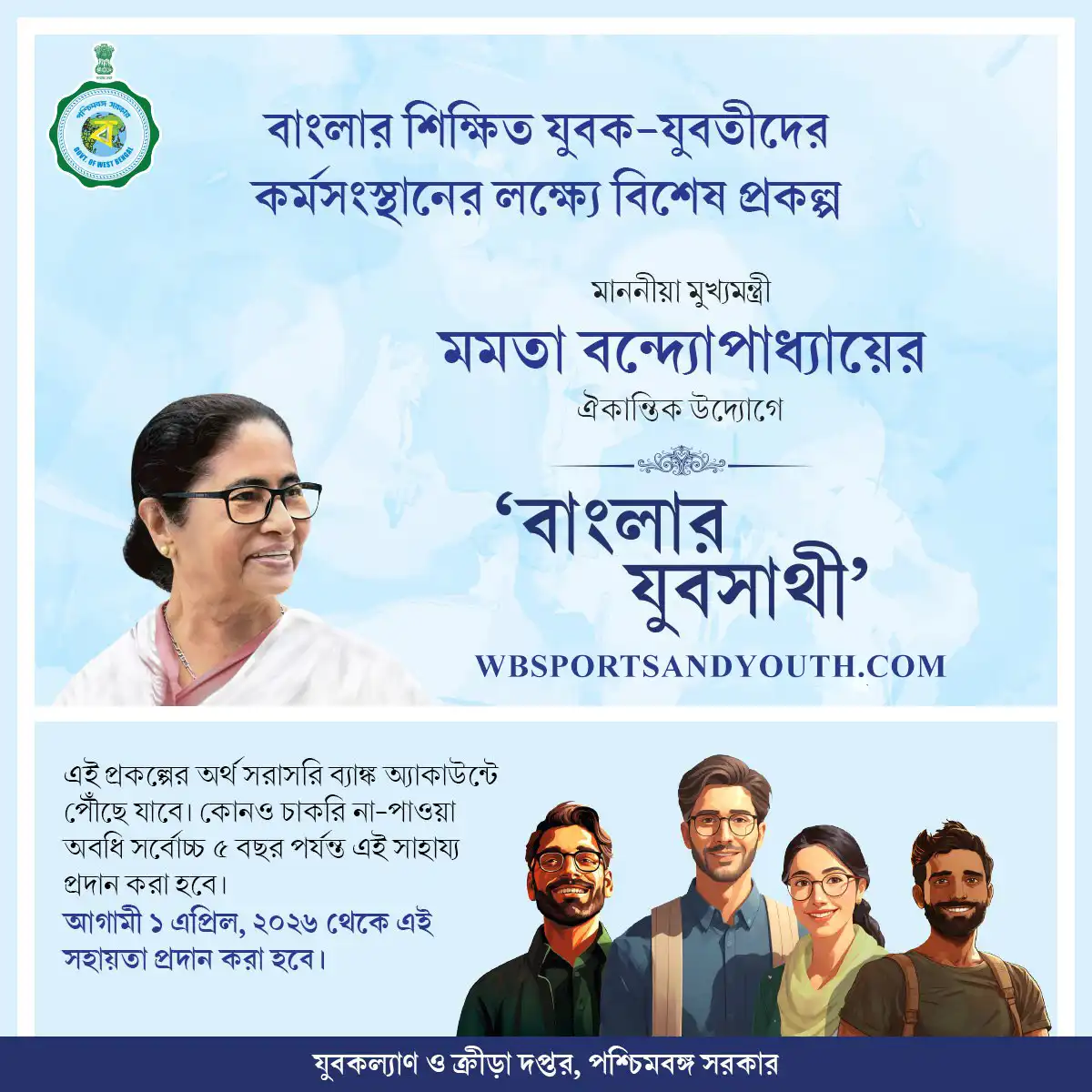 Banglar Yuva Sathi Prakalpa Apply 2026